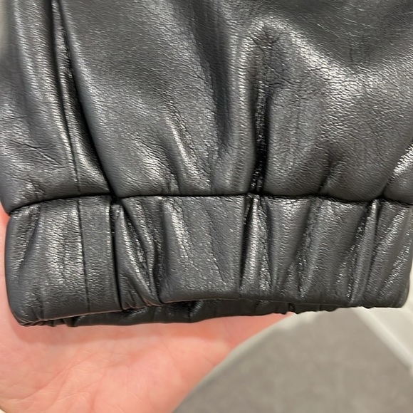 JOIE Wadley Vegan Leather Joggers SzM - Picture 4 of 6